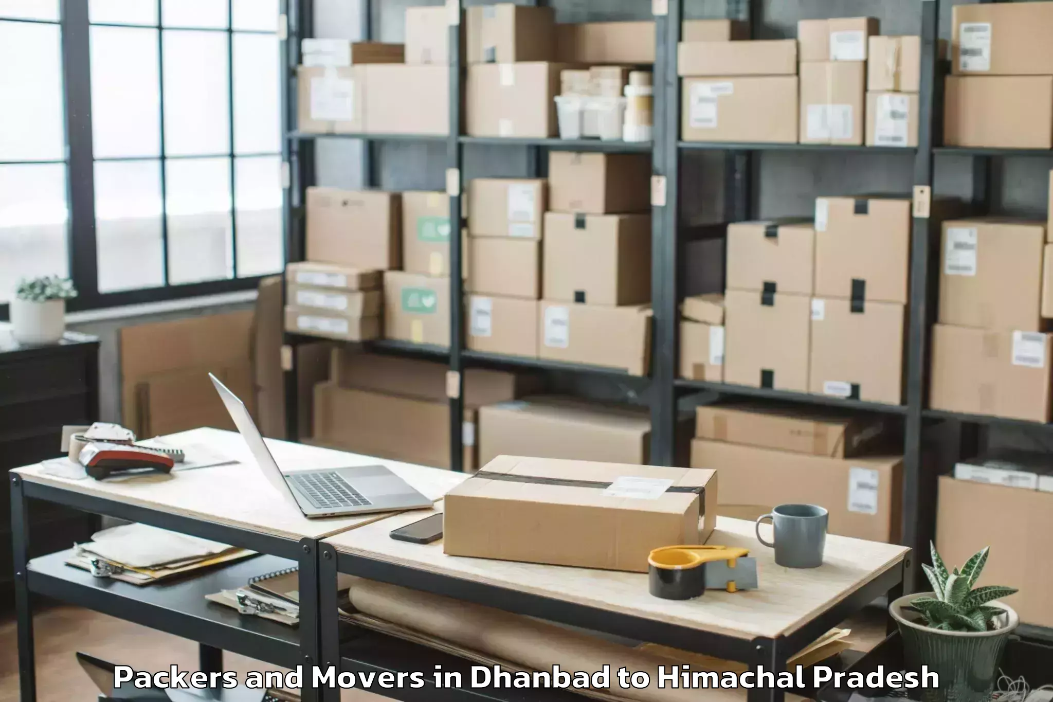 Reliable Dhanbad to Santokhgarh Packers And Movers